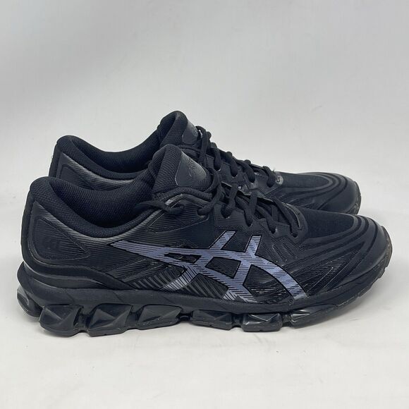 ASICS Gel-Quantum 360 VII Sneakers Mens 11 Black Blue Running Walking Shoes - Picture 3 of 16